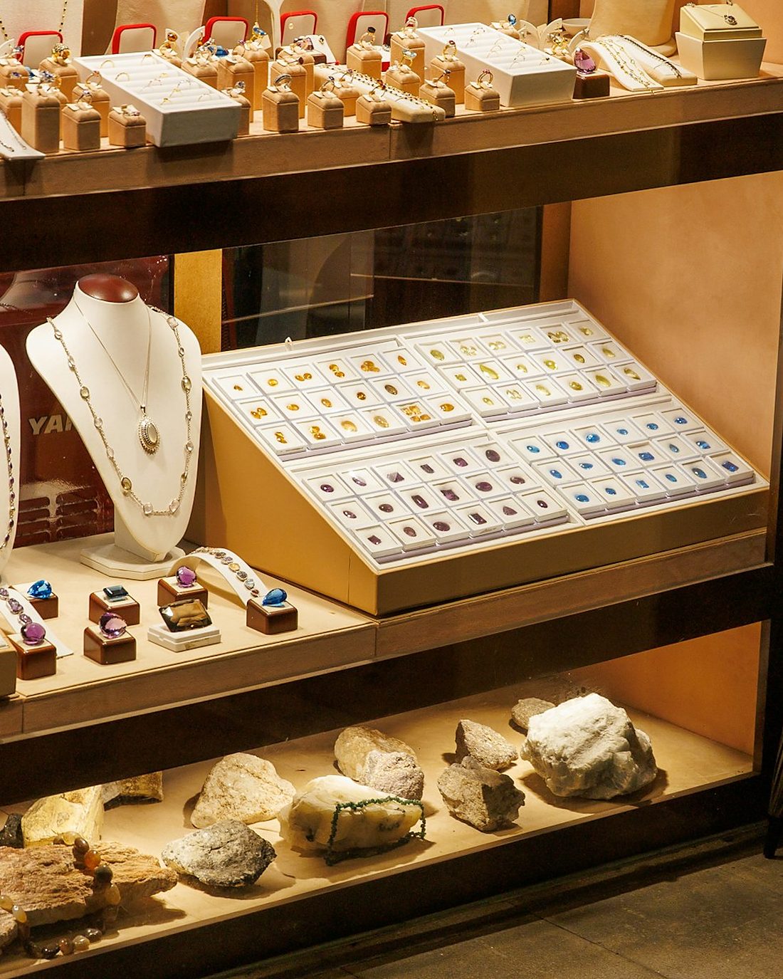 Jewellery display counter
